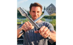 Enders Premium Grillbesteck Edelstahl 3er-Set Inkl. Tasche -Outdoor-Camping-Grillladen 232953 1720467