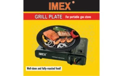 Imex Grillplatte Für Tischkocher -Outdoor-Camping-Grillladen 235900 2307652