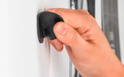 Silwy® Flex Magnethaken Inkl. Metall-Nano-Gel-Pads 5 Cm 8-tlg. Schwarz -Outdoor-Camping-Grillladen 297701 2083202