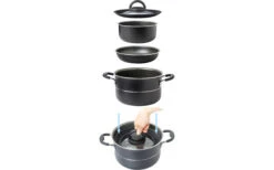 Brunner Ø 20 Cm Pirate Vacublock Kochtopfset 8-tlg. 13 Brunner Ø 20 Cm Pirate Vacublock Kochtopfset 8-tlg. -Outdoor-Camping-Grillladen 299399 2110352