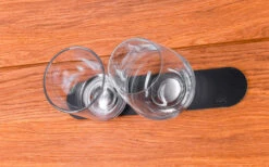 Silwy® Metall-Leiste 25 Cm Mit Ledercoating Blau -Outdoor-Camping-Grillladen 336869 2618285 2