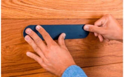 Silwy® Metall-Leiste 25 Cm Mit Ledercoating Black -Outdoor-Camping-Grillladen 337235 2618240