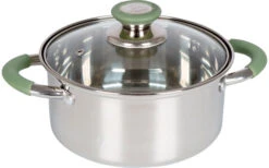 Bo-Camp Elan Edelstahl Kochtopf 14 X 7 Cm 1,1 Liter -Outdoor-Camping-Grillladen 385309 2833666