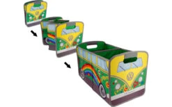 VW Collection T1 Bulli Faltbox Rot / Schwarz -Outdoor-Camping-Grillladen 393118 2858111 1