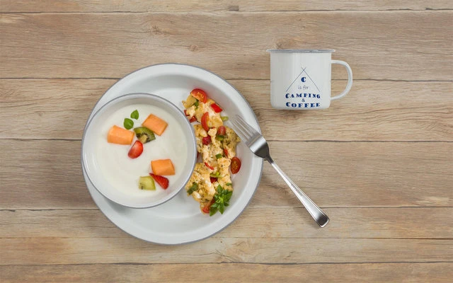 Berger Trekking Geschirr-Set Mit Emaille-Beschichtung 3-tlg. 1 Berger Trekking Geschirr-Set Mit Emaille-Beschichtung 3-tlg.