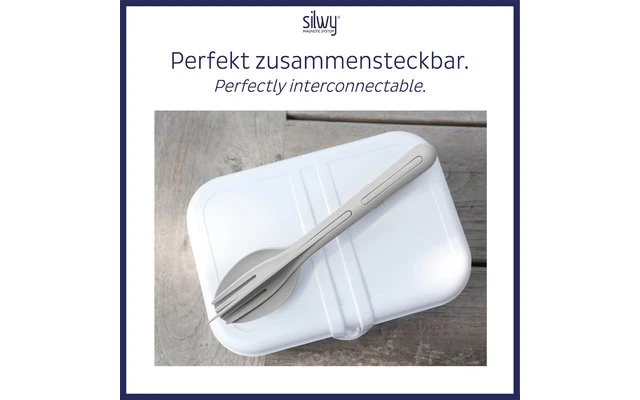 Silwy® Tricky Zusammenklappbares Besteck-Set 3-tlg. 2 Silwy® Tricky Zusammenklappbares Besteck-Set 3-tlg. – Bild 2