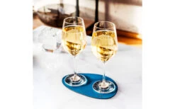 Silwy® Metall Nano Gel Platzset Leder-Look 20 Cm Blau -Outdoor-Camping-Grillladen 435564 3104175 1