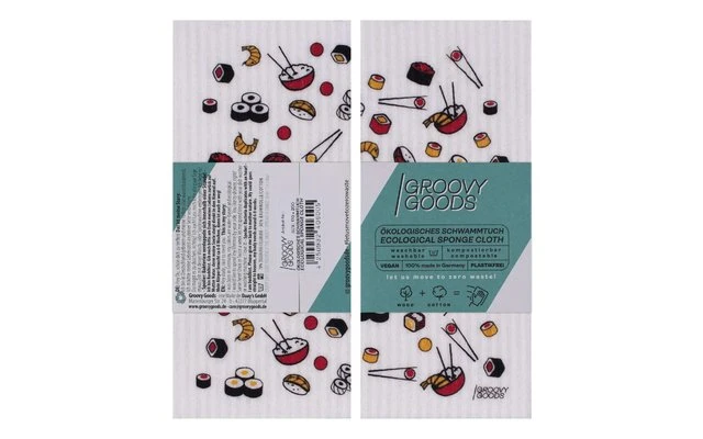 GroovyGoods ökologisches Schwammtuch 20 X 17 Cm Avocado 7 GroovyGoods ökologisches Schwammtuch 20 X 17 Cm Avocado – Bild 7