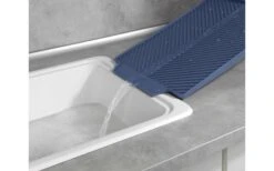 Wenko Linea Abtropfmatte 40 X 30 X 3 Cm Blau -Outdoor-Camping-Grillladen 459750 3155532 1