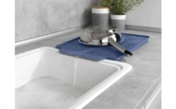 Wenko Linea Abtropfmatte 40 X 30 X 3 Cm Grau -Outdoor-Camping-Grillladen 460436 3155538