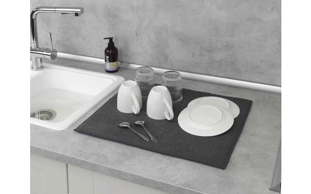 Wenko Mikrofaser Abtropfmatte Miko Blau 6 Wenko Mikrofaser Abtropfmatte Miko Blau – Bild 6