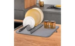 Metaltex Dry-Tex 2-in-1 Abtropfgestell Mit Microfasermatte Silber -Outdoor-Camping-Grillladen 497090 3367256