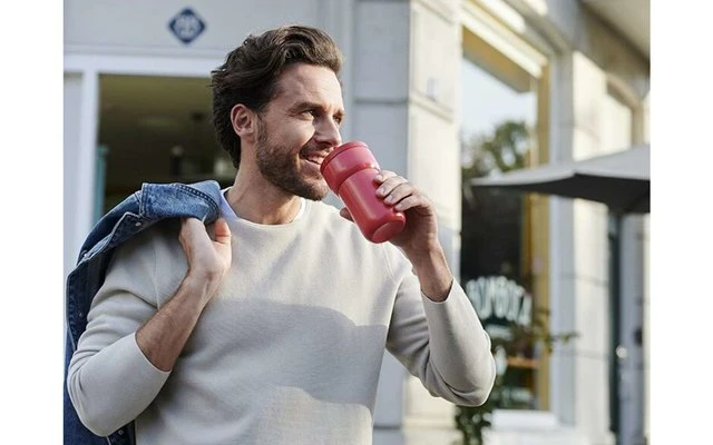 Mepal Ellipse Reisebecher 275 Ml Nordic Pink 2 Mepal Ellipse Reisebecher 275 Ml Nordic Pink – Bild 2