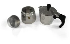 Origin Outdoors Espressokocher Bellanapoli 9 Tassen Alu Natur -Outdoor-Camping-Grillladen 534688 3505421 1