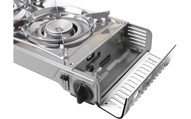 Brunner Devil Double Grill 2-flammiger Kartuschen-Gaskocher 1 Brunner Devil Double Grill 2-flammiger Kartuschen-Gaskocher