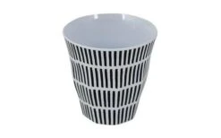 Bo-Camp Tableware Mix And Match Essgeschirr 16 Teilig Schwarz/weiß