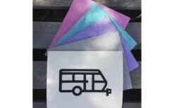 Pufz Schwedisches Geschirrtuch Wohnwagen Weiß