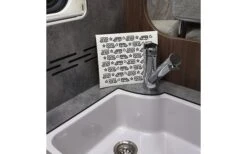 Pufz Schwedisches Geschirrtuch Wohnwagen Retro Grau -Outdoor-Camping-Grillladen 552865 3623236