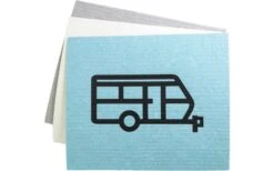 Pufz Schwedisches Geschirrtuch Wohnwagen Muster Türkis -Outdoor-Camping-Grillladen 553297 3623176 1