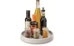 Metaltex Giro Drehregal/ Küchenrondell 28x4 Cm Grau