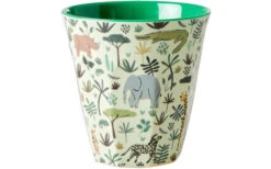 Rice Medium Melamin Becher Multi 6 Teilig Blau Mit Motiven -Outdoor-Camping-Grillladen 556882 3603827