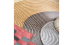 Westmark Circle Tischset 4 Stück Rund 38 Cm Grau -Outdoor-Camping-Grillladen 625443 4365043