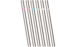 Chinchilla Glastrinkhalme Rund 23 X 9 Cm -Outdoor-Camping-Grillladen 633343 4436103