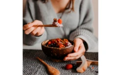 Chinchilla Kokosnussschalen Mit Löffel Und Halterung 2er-Set -Outdoor-Camping-Grillladen 636863 4445195