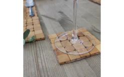 Westmark Mosaik Bambus Untersetzer 4 Stück 10 X 10 Cm