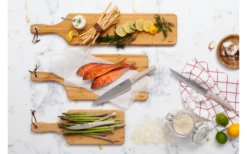 Homeys Vitt Kochmesser 33 Cm Beige/silber -Outdoor-Camping-Grillladen 718925 4909343