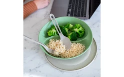 Koziol Connect Separee Menüteller Mit Deckel 1,5 Liter Nature Desert Sand -Outdoor-Camping-Grillladen 728537 4917062