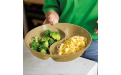 Koziol Connect Separee Menüteller Mit Deckel 1,5 Liter Nature Desert Sand -Outdoor-Camping-Grillladen 735290 4917047