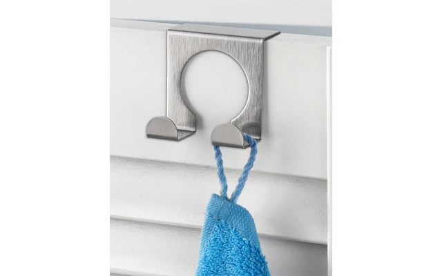 Wenko Tür-Doppelhaken Edelstahl 1 Wenko Tür-Doppelhaken Edelstahl