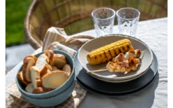 Koziol Club Geschirr-Set 8 Teilig -Outdoor-Camping-Grillladen 786446 5180285